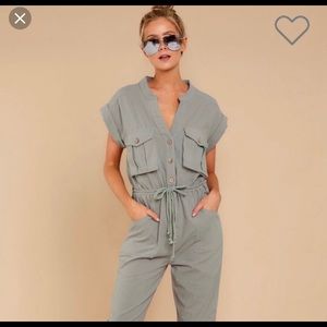 Utility jumpsuit by Blue Blush